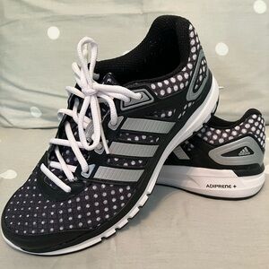 LIKE NEW Adidas Duramo 6 Adiprene Polka Dot running shoes
